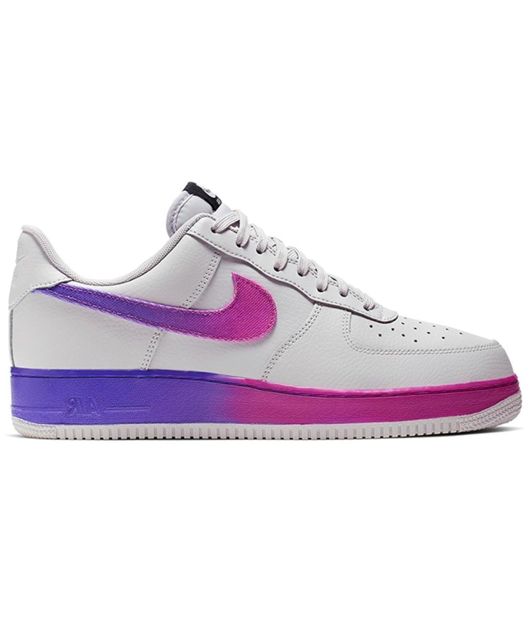 NIKE Фиолетовые кожаные кроссовки, фото 1