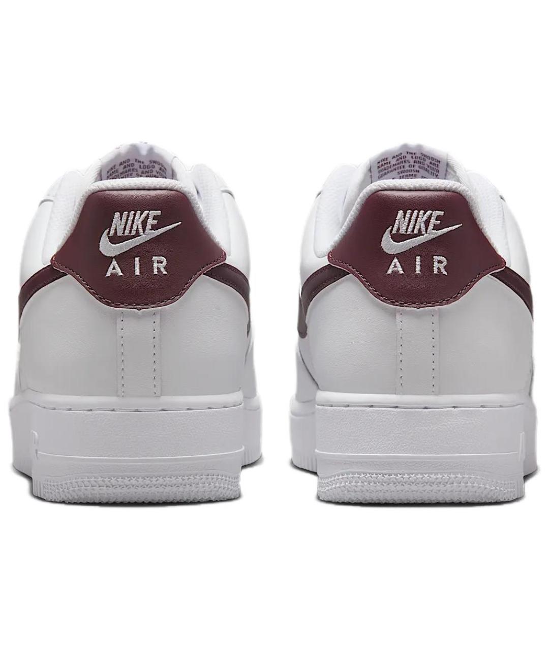 NIKE Белые кожаные низкие кроссовки / кеды, фото 6