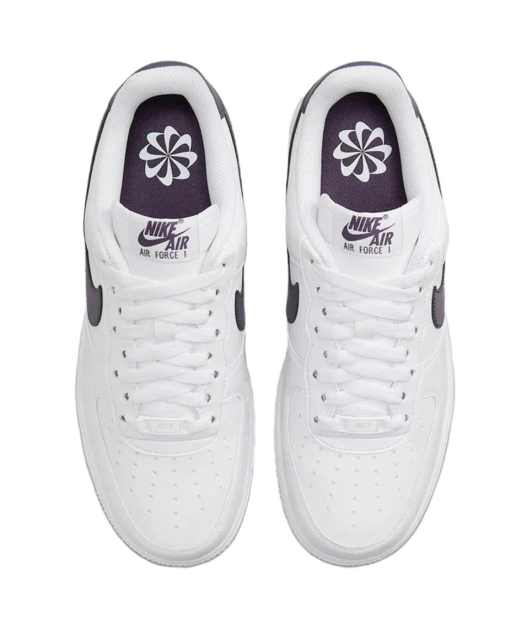 NIKE Белые кожаные кроссовки, фото 4