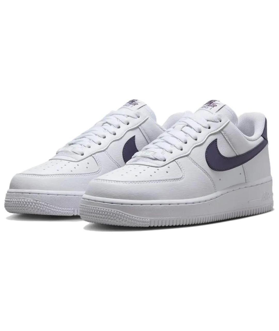 NIKE Белые кожаные кроссовки, фото 3