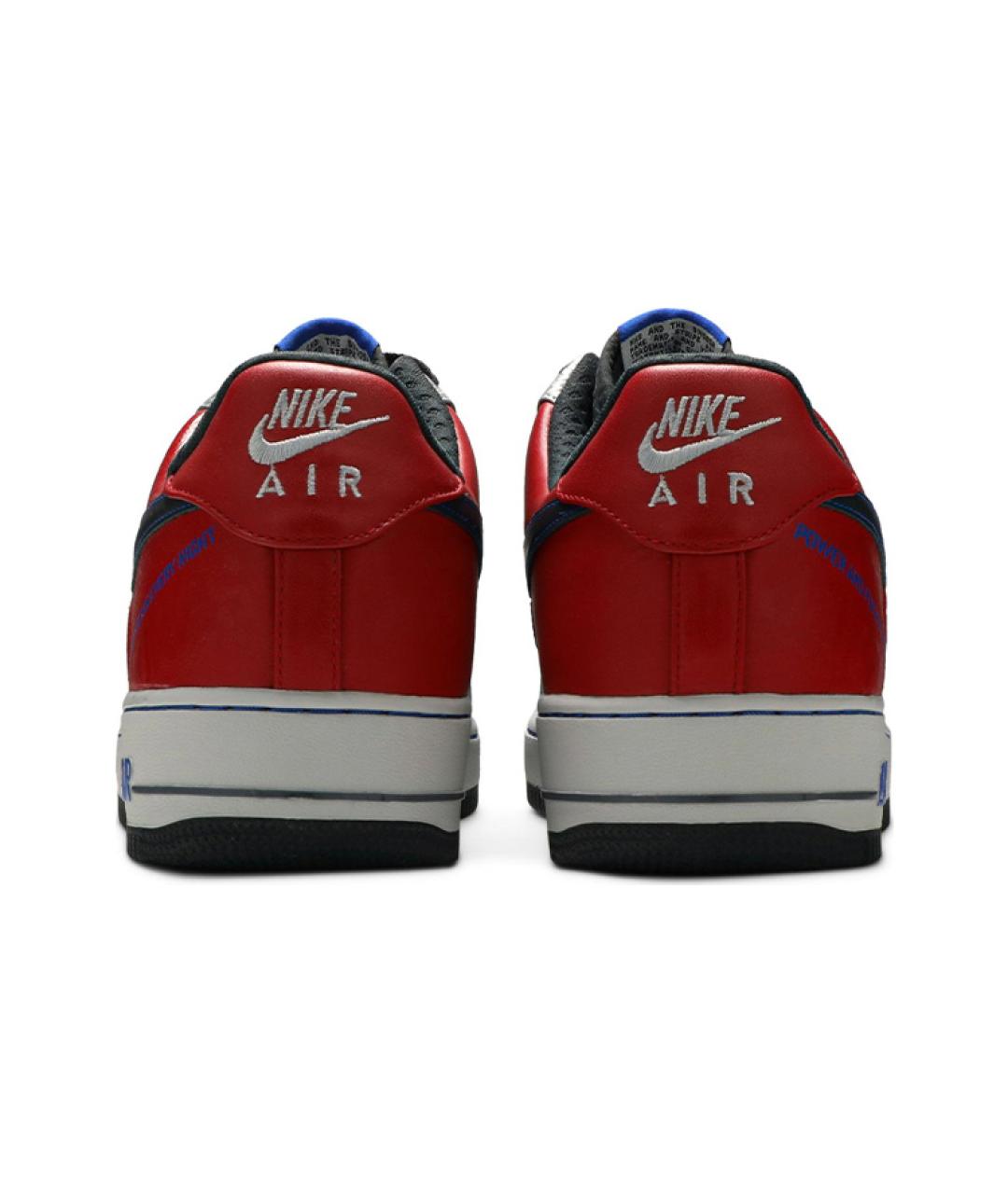 NIKE Серебряные кожаные низкие кроссовки / кеды, фото 4
