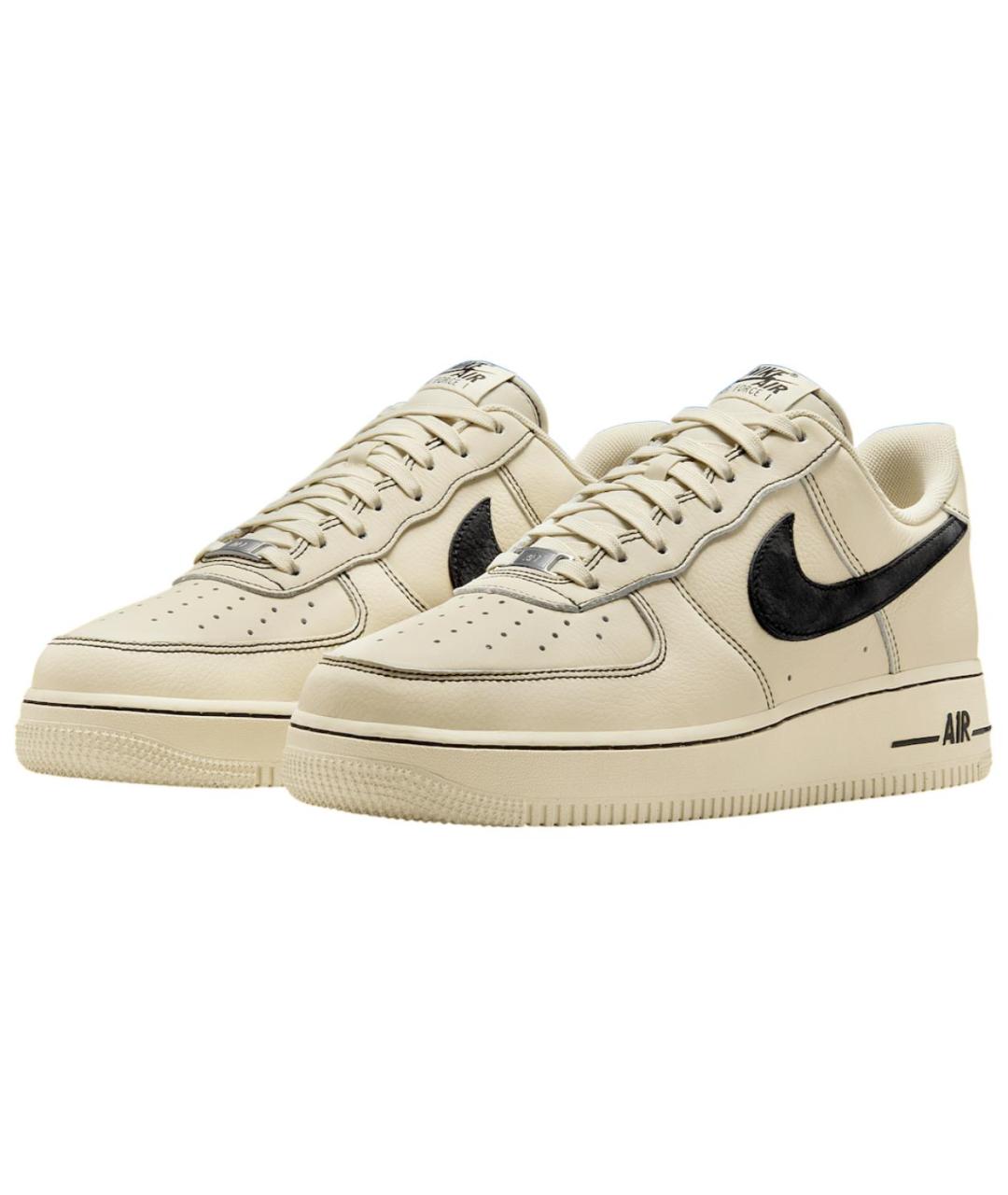 NIKE Бежевые низкие кроссовки / кеды, фото 4