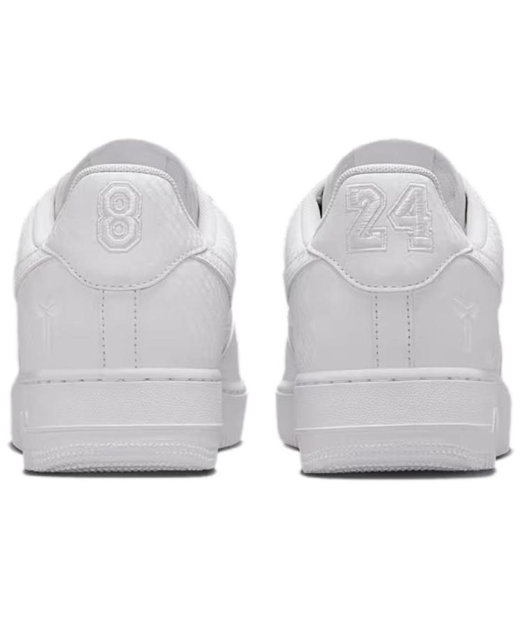 NIKE Белые кожаные низкие кроссовки / кеды, фото 6