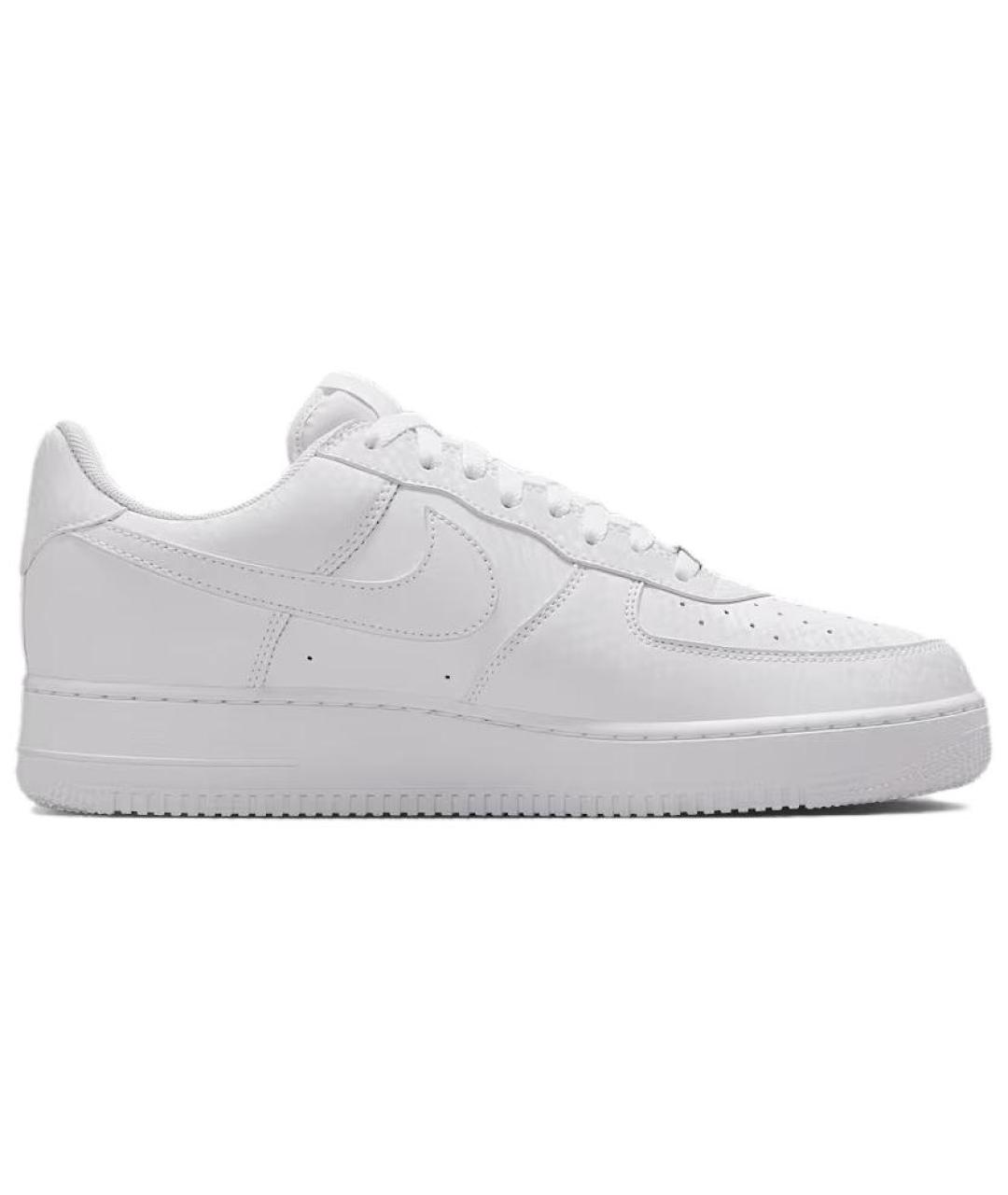 NIKE Белые кожаные низкие кроссовки / кеды, фото 3