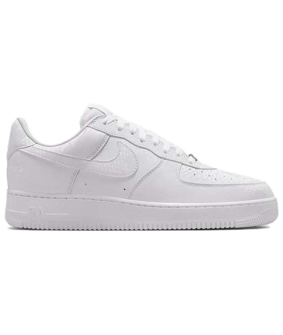 NIKE Белые кожаные низкие кроссовки / кеды, фото 1