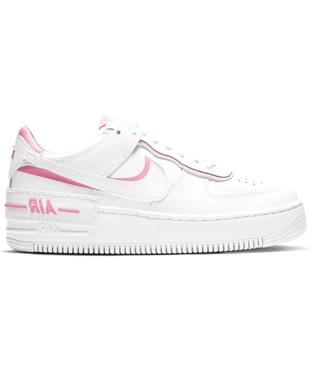 NIKE Белые кожаные кроссовки, фото 1