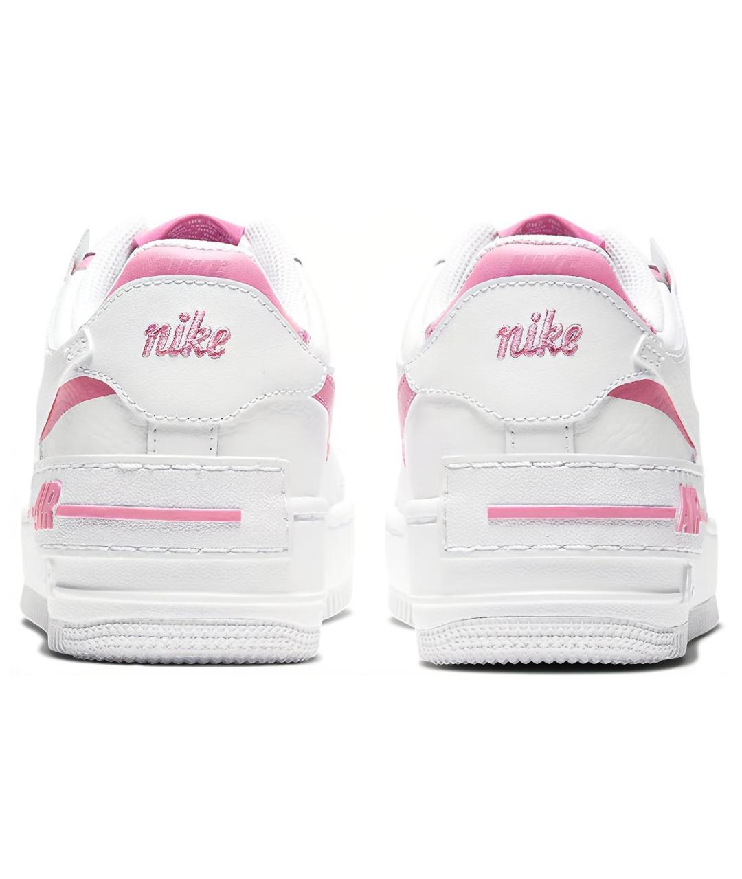 NIKE Белые кожаные кроссовки, фото 6