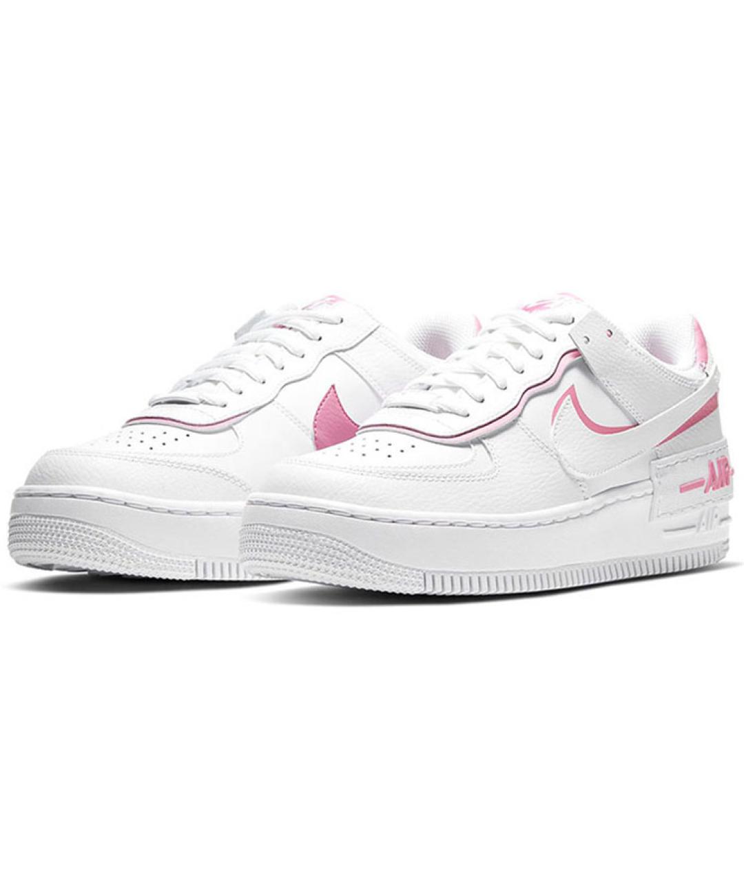 NIKE Белые кожаные кроссовки, фото 4