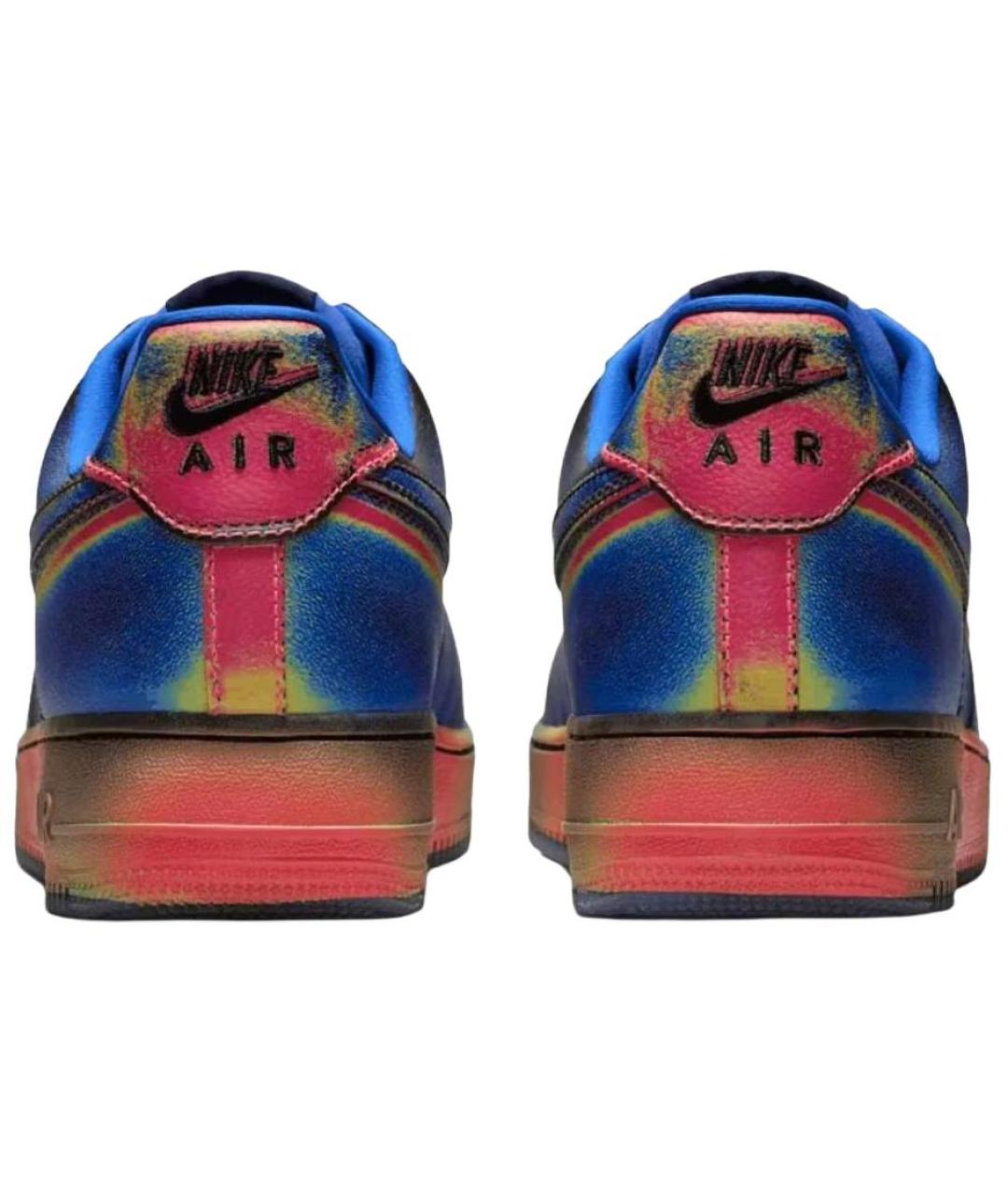 NIKE Черные кожаные низкие кроссовки / кеды, фото 6