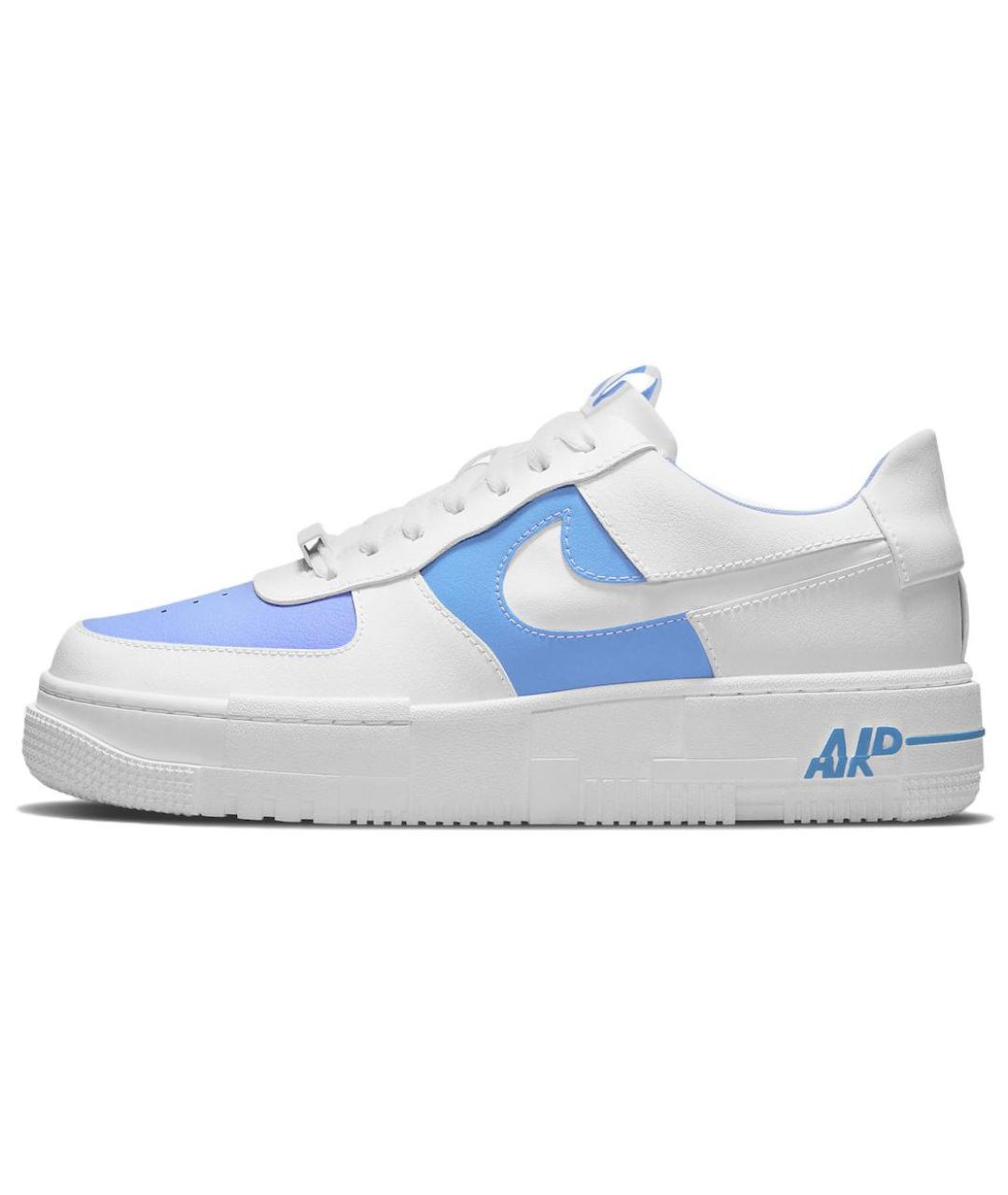 NIKE Белые кожаные кроссовки, фото 3