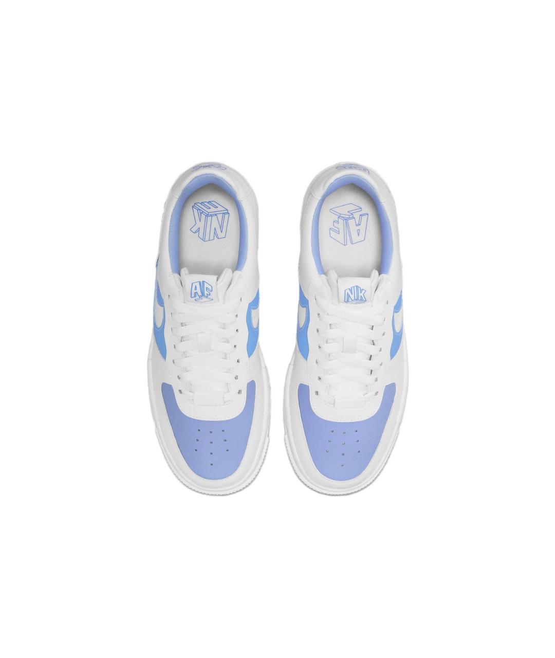 NIKE Белые кожаные кроссовки, фото 5