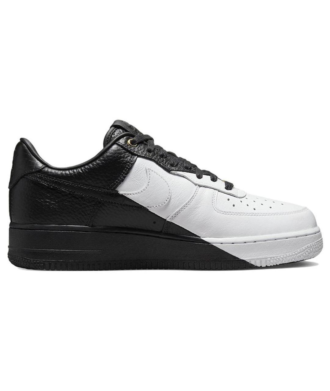 NIKE Черные кожаные низкие кроссовки / кеды, фото 3