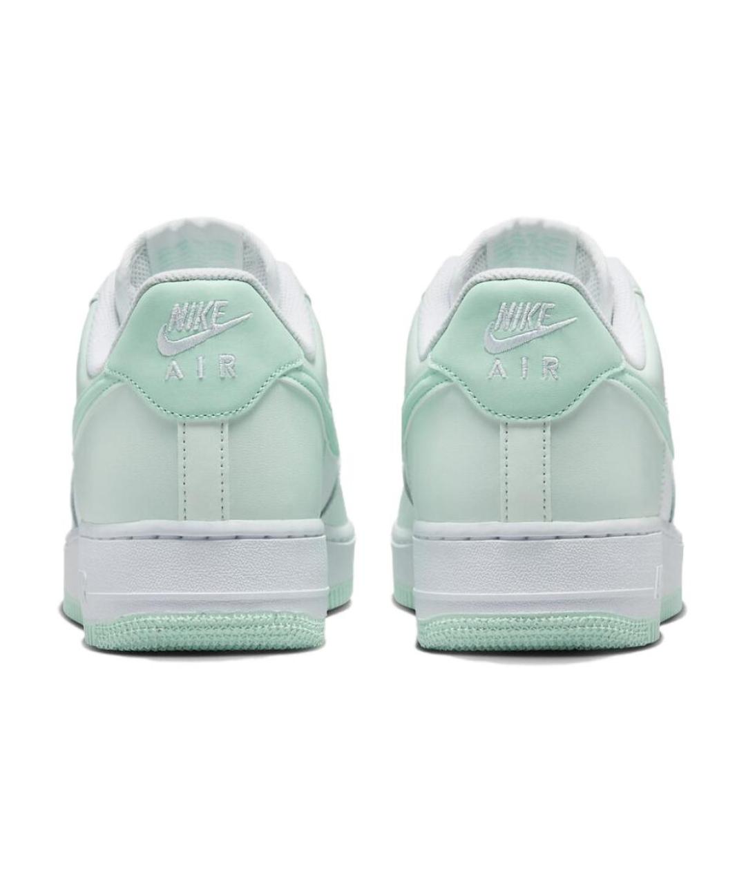 NIKE Зеленые кожаные низкие кроссовки / кеды, фото 6
