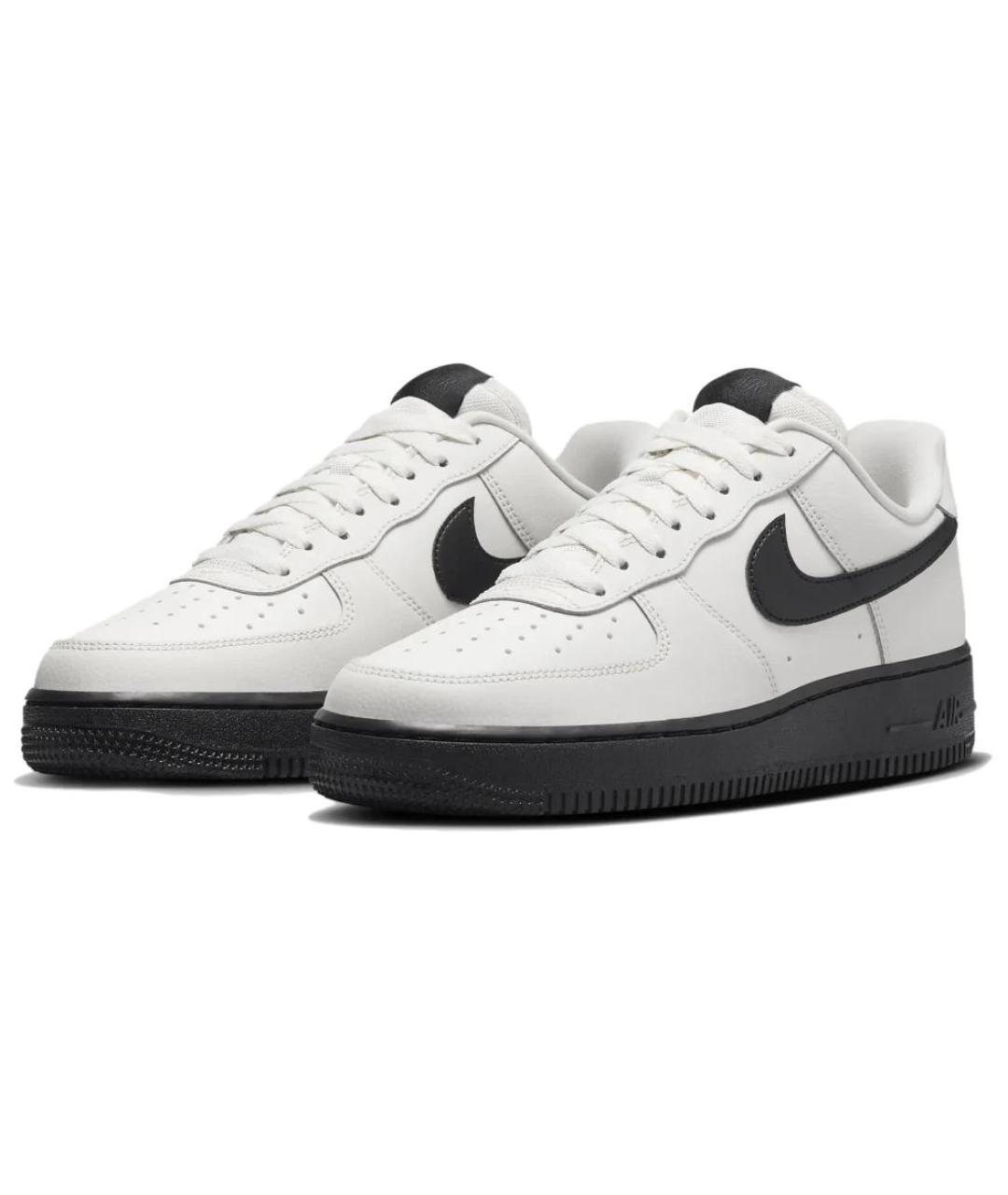 NIKE Белые кожаные кроссовки, фото 4