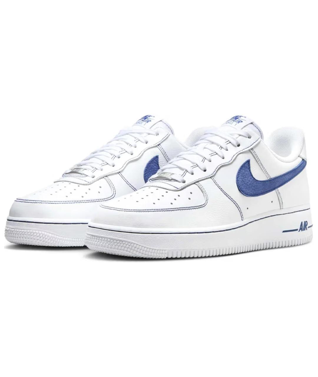 NIKE Белые кожаные низкие кроссовки / кеды, фото 4