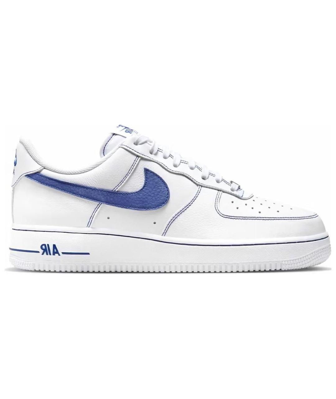 NIKE Белые кожаные низкие кроссовки / кеды, фото 1