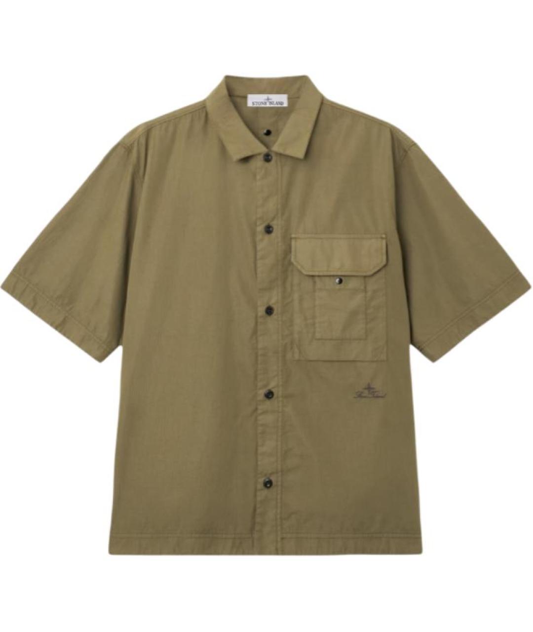 STONE ISLAND Зеленая классическая рубашка, фото 1