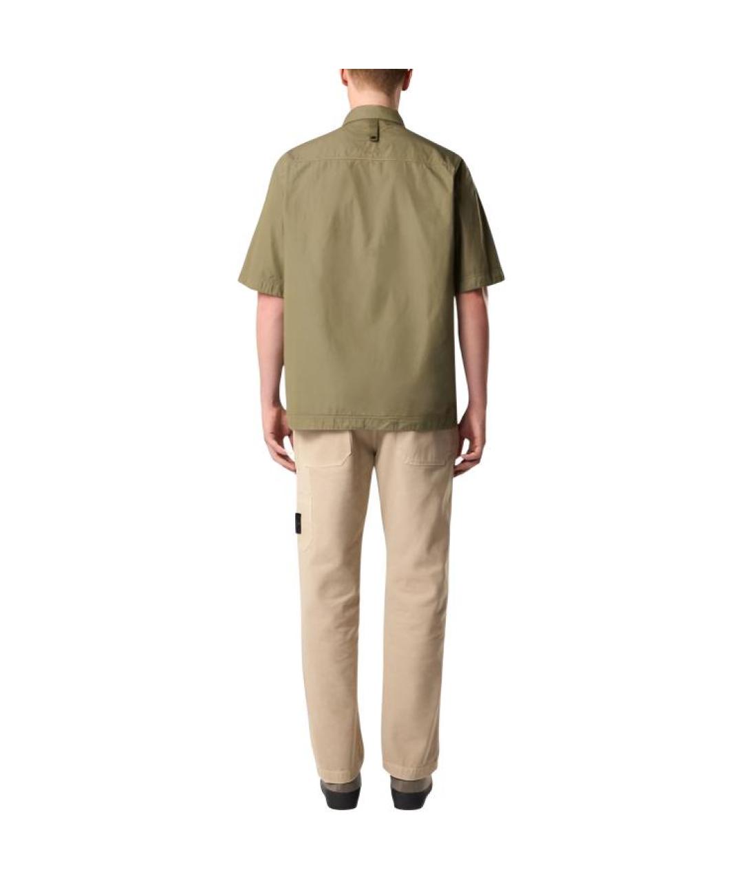 STONE ISLAND Зеленая классическая рубашка, фото 4