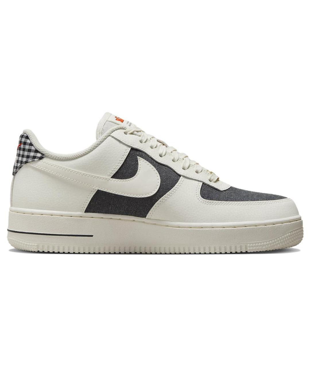 NIKE Белые кожаные низкие кроссовки / кеды, фото 3