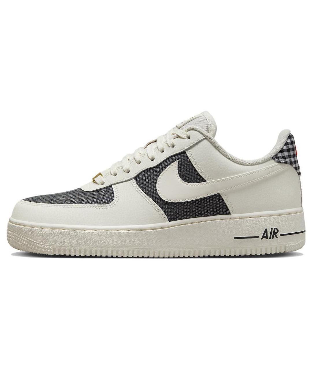 NIKE Белые кожаные низкие кроссовки / кеды, фото 2