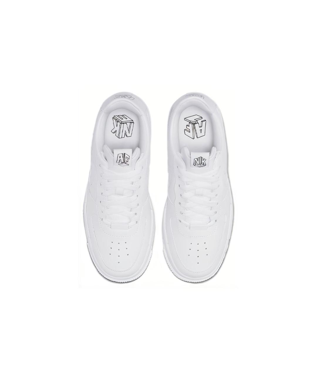 NIKE Белые кожаные кроссовки, фото 5