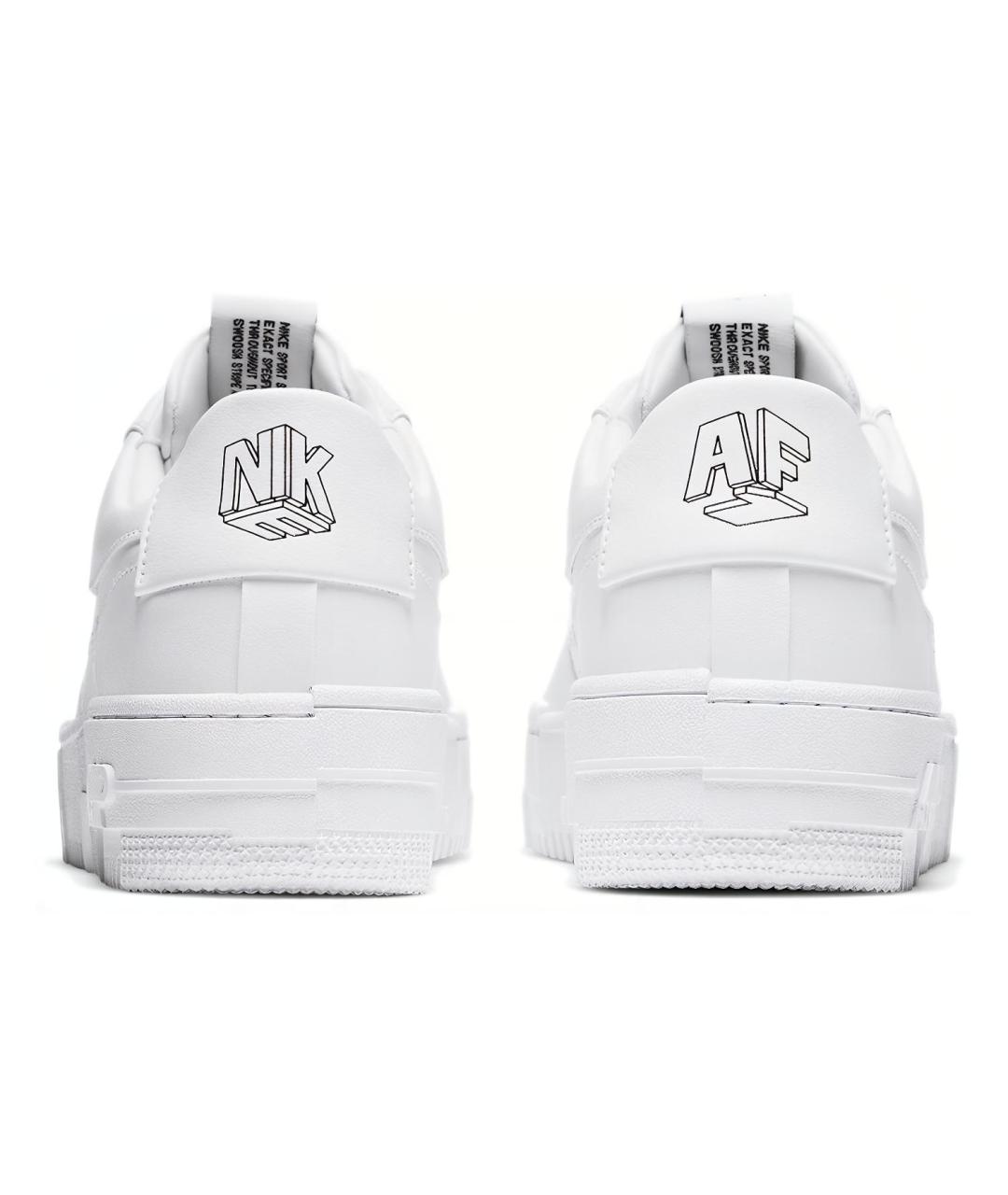 NIKE Белые кожаные кроссовки, фото 6