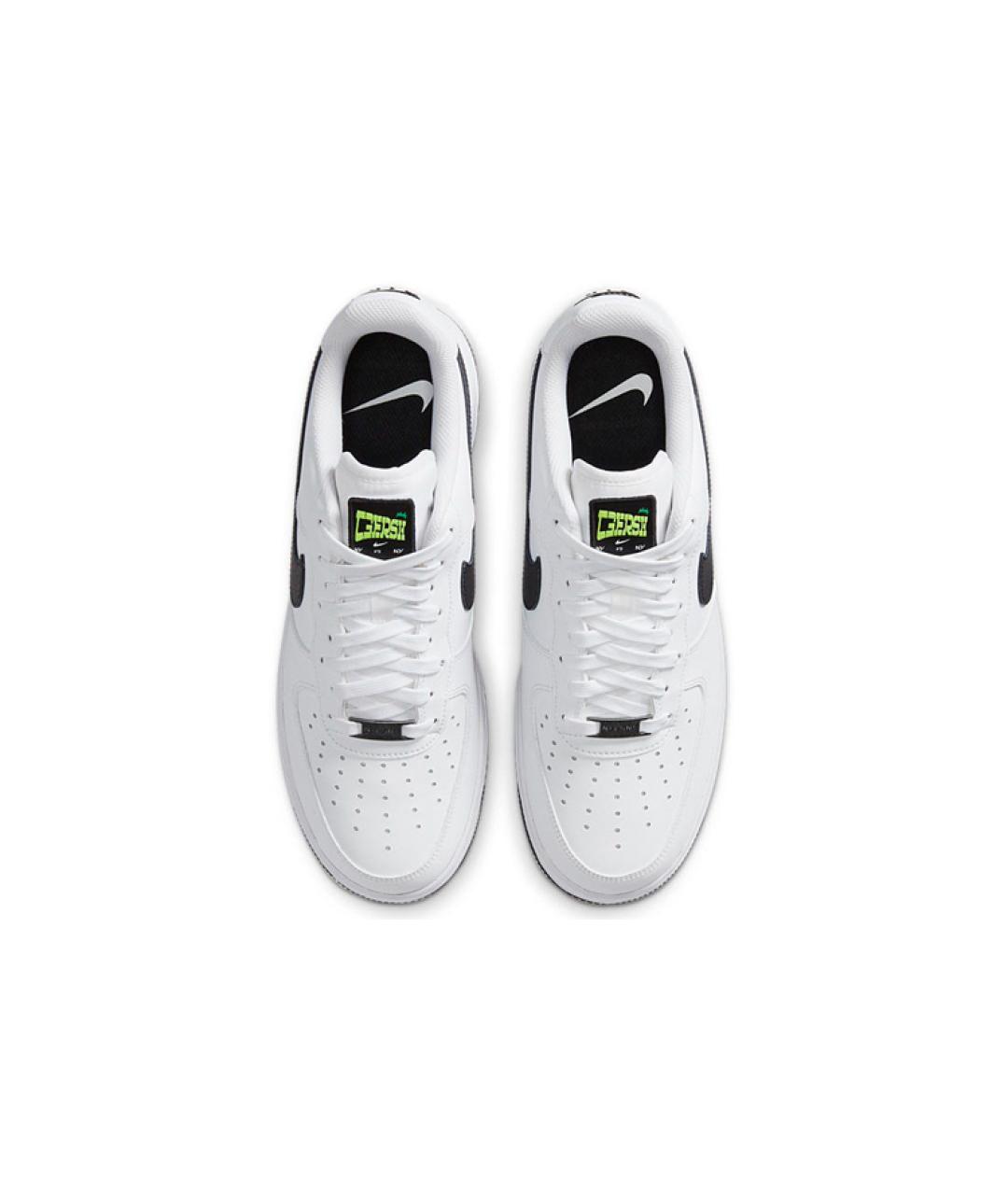 NIKE Белые кожаные кроссовки, фото 5