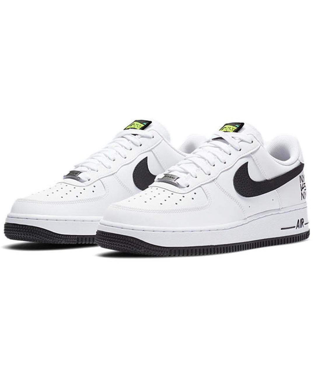 NIKE Белые кожаные кроссовки, фото 4