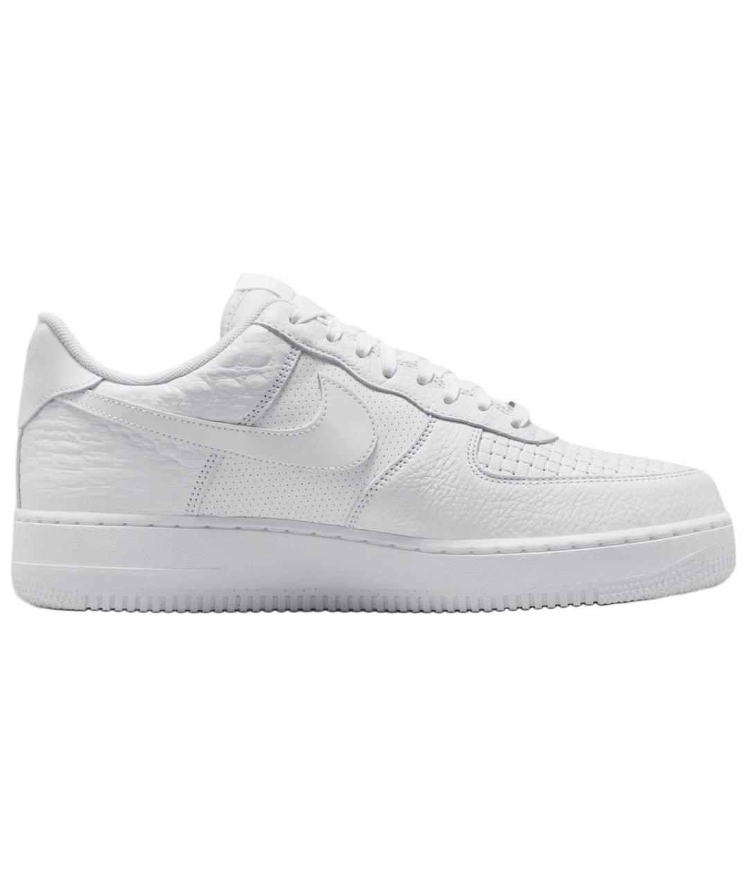 NIKE Белые кожаные низкие кроссовки / кеды, фото 3