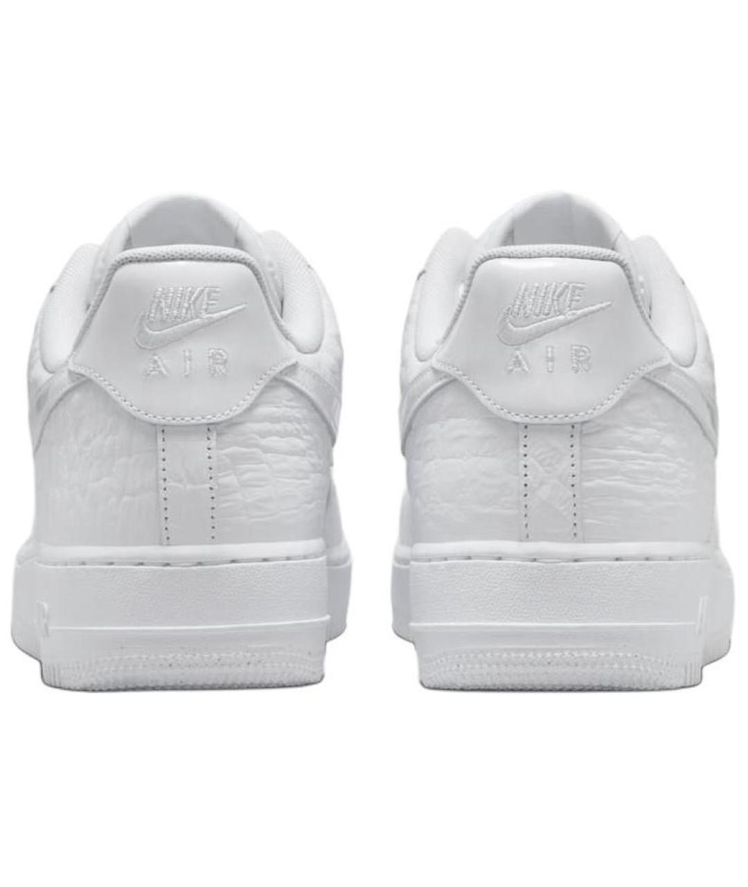 NIKE Белые кожаные низкие кроссовки / кеды, фото 6