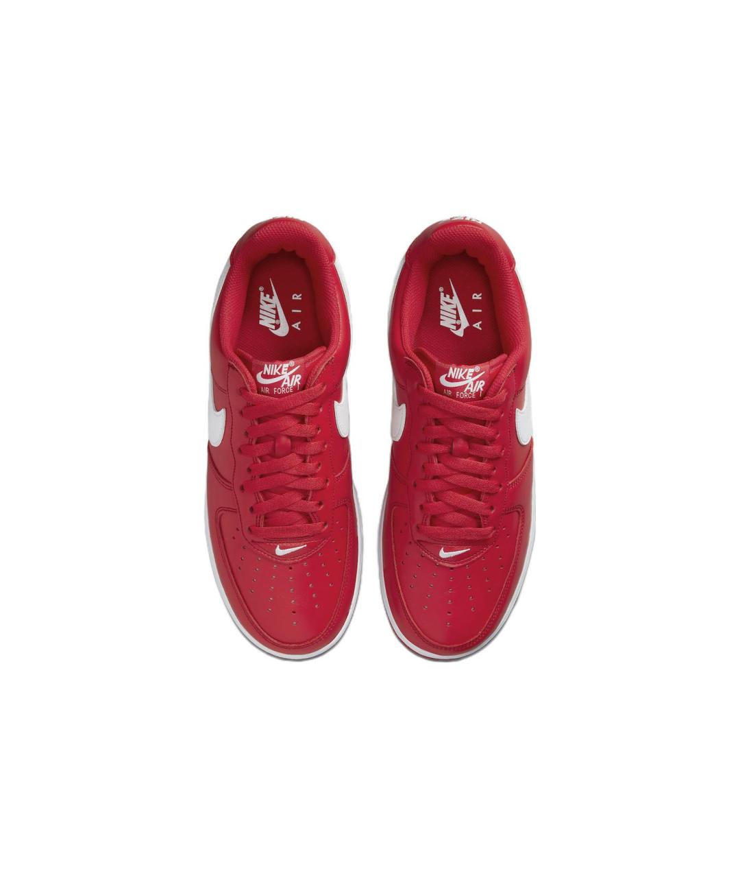 NIKE Красные кожаные кроссовки, фото 5