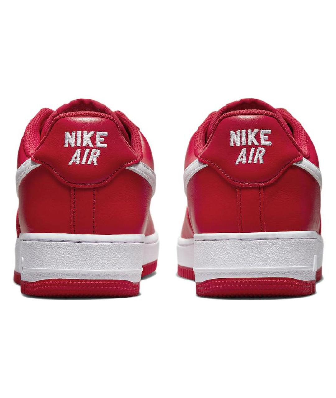 NIKE Красные кожаные кроссовки, фото 6