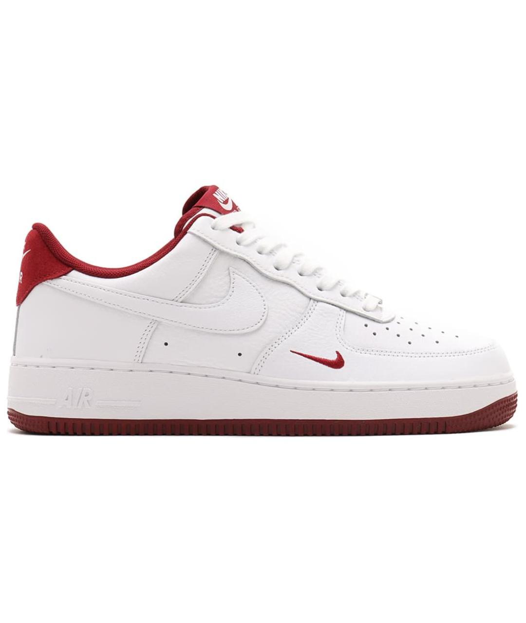 NIKE Белые кожаные низкие кроссовки / кеды, фото 1