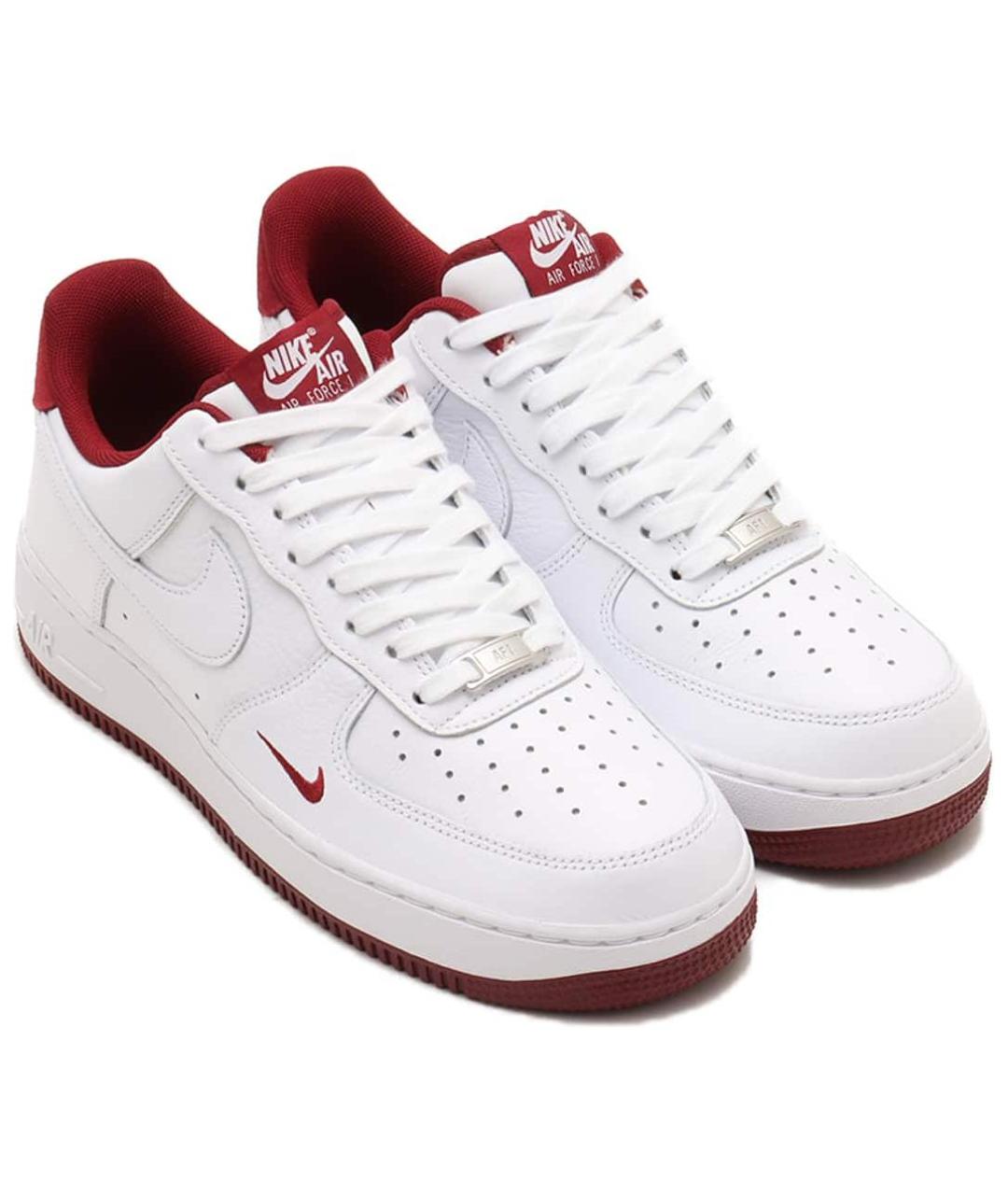 NIKE Белые кожаные низкие кроссовки / кеды, фото 3