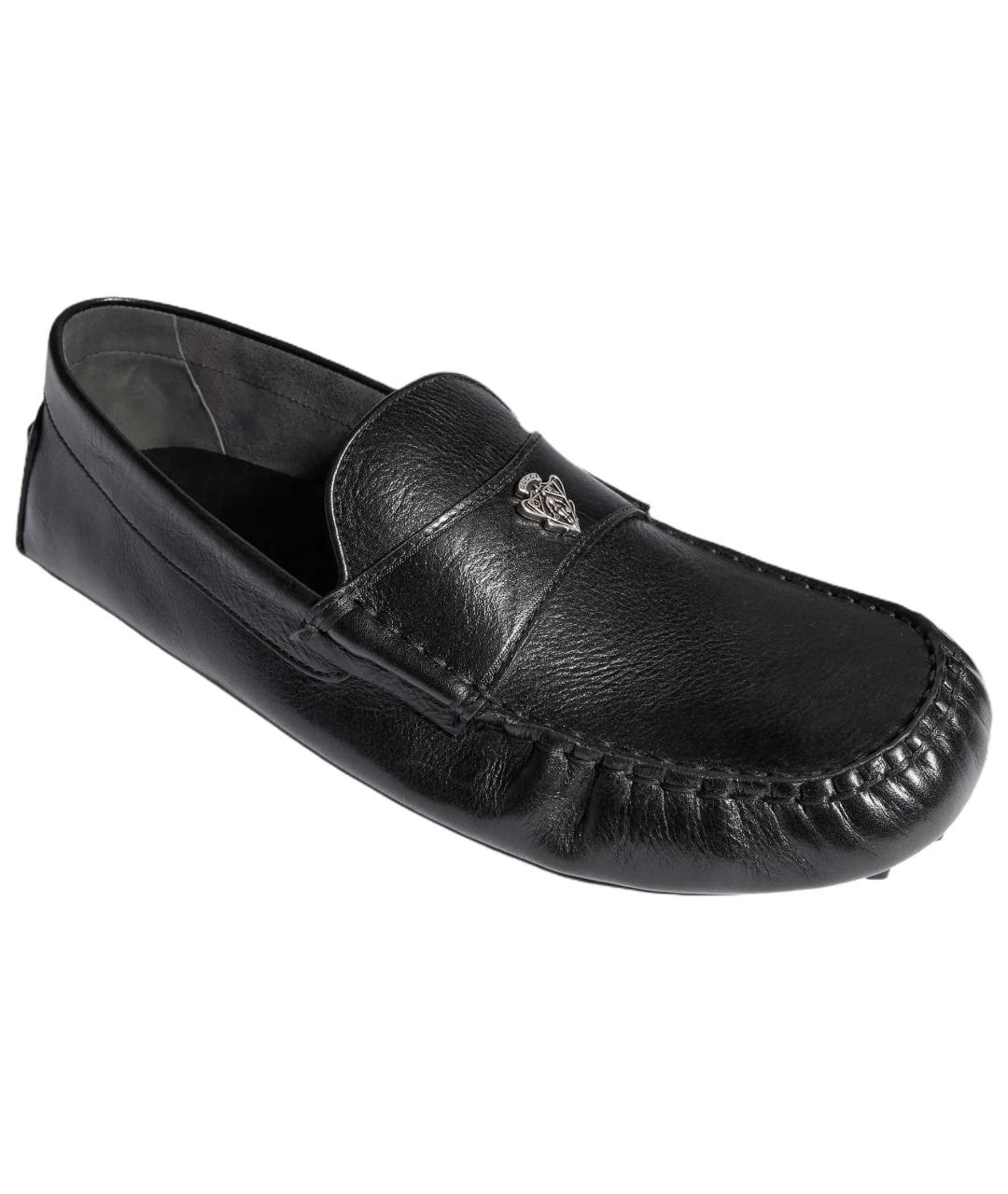 GUCCI Черные кожаные лоферы, фото 3