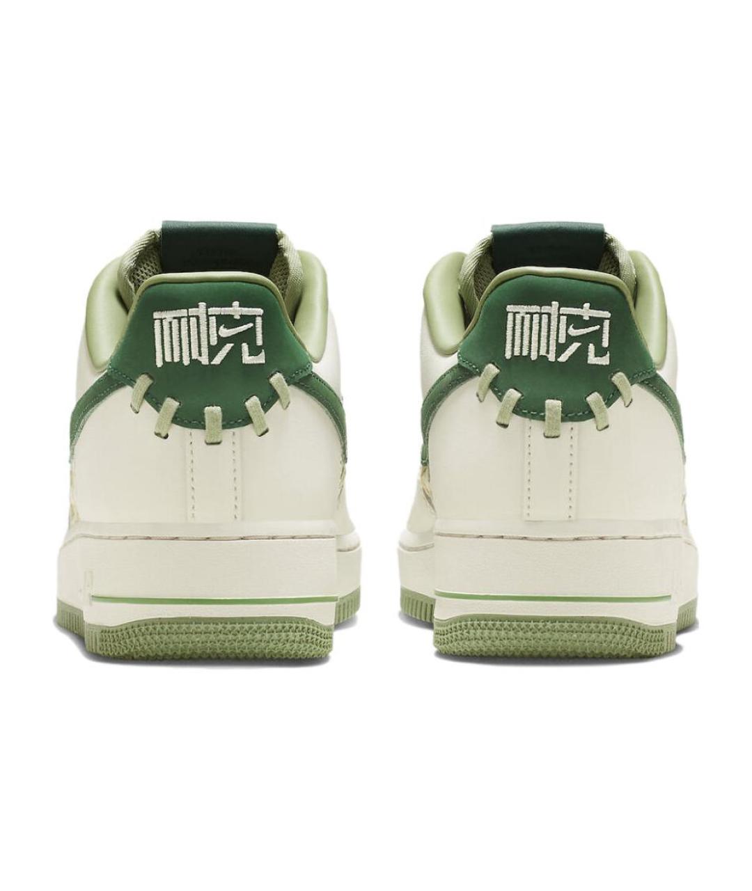 NIKE Белые кожаные кроссовки, фото 6