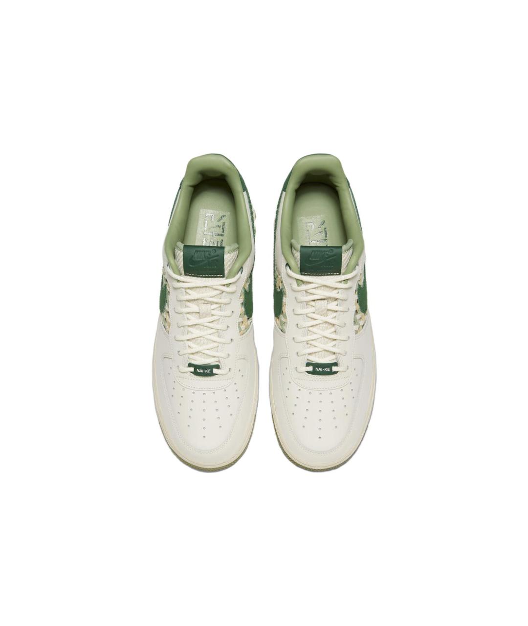 NIKE Белые кожаные кроссовки, фото 5