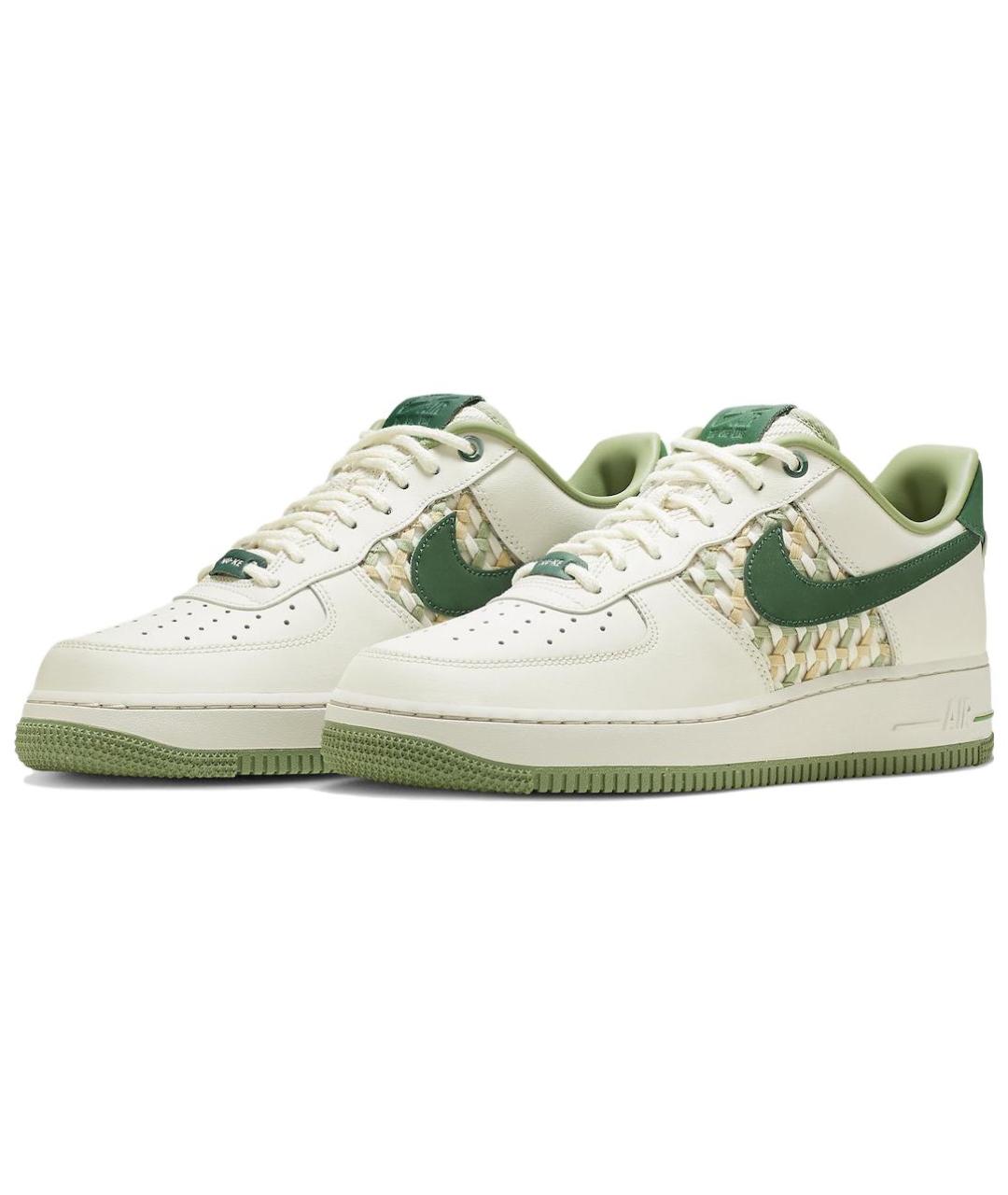 NIKE Белые кожаные кроссовки, фото 3