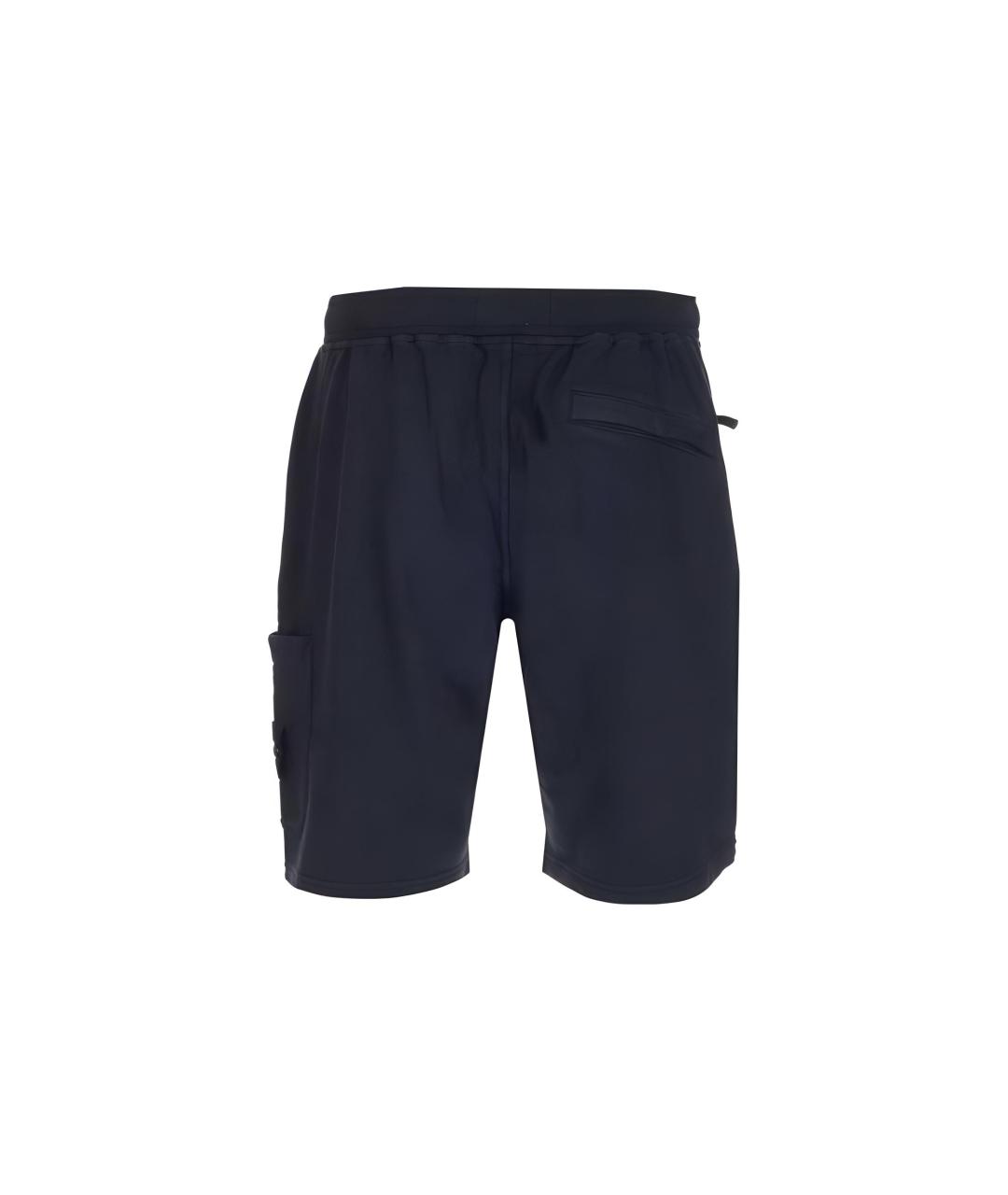 STONE ISLAND Темно-синие шорты, фото 2