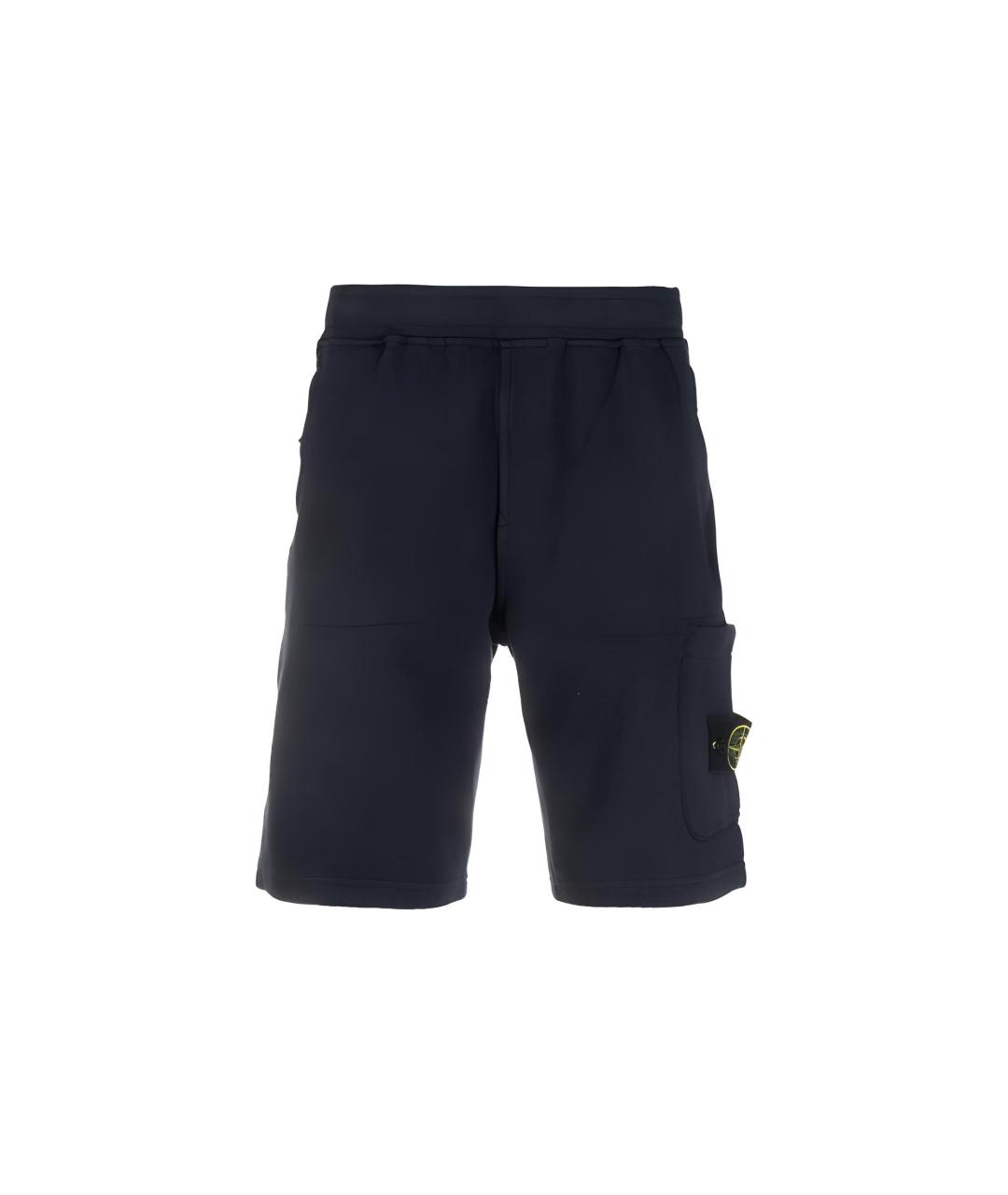 STONE ISLAND Темно-синие шорты, фото 5