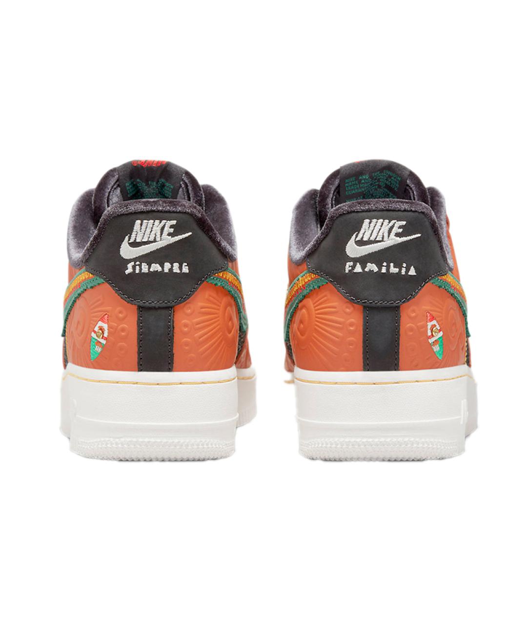 NIKE Оранжевое низкие кроссовки / кеды, фото 6