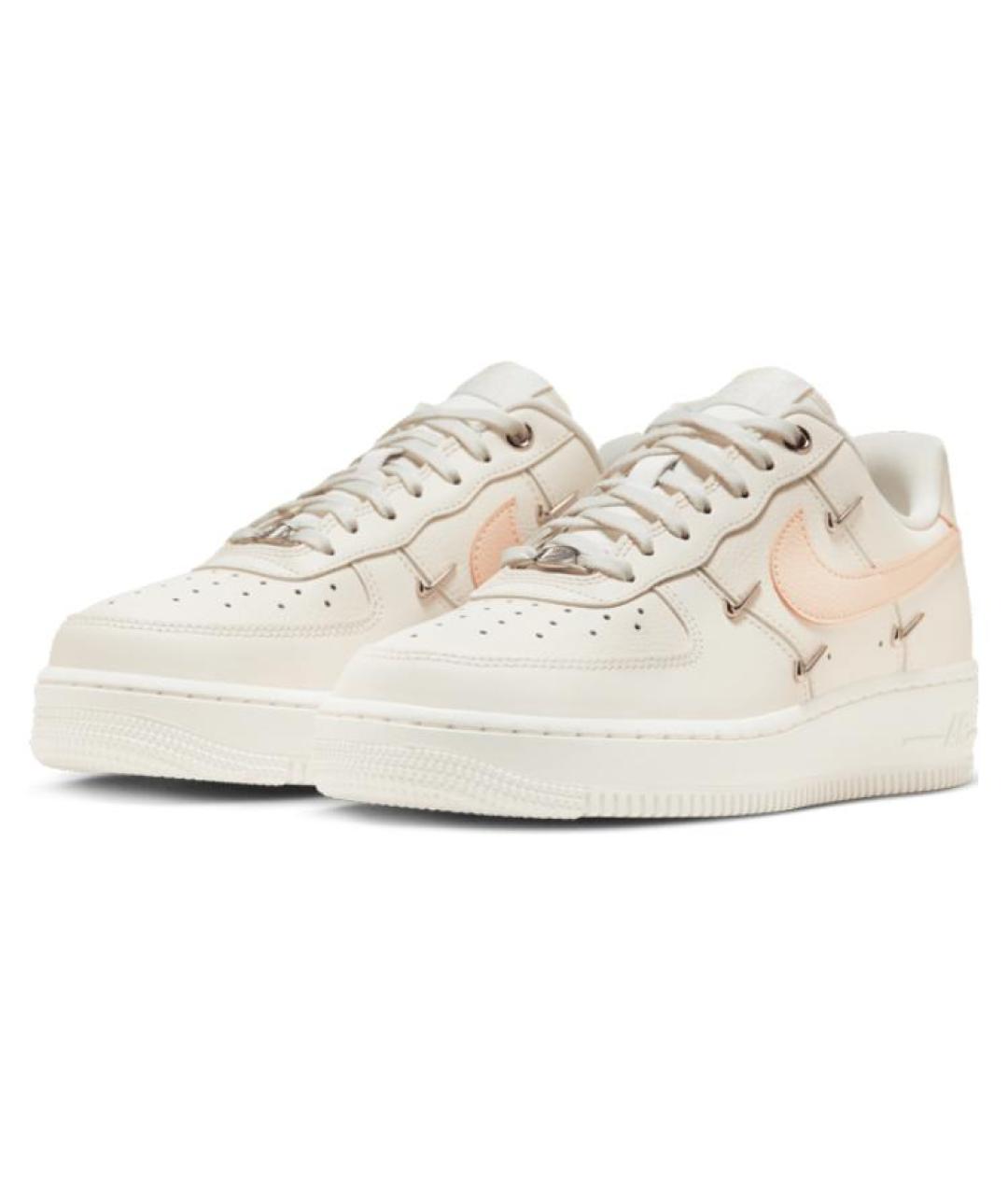 NIKE Белые кожаные кроссовки, фото 3