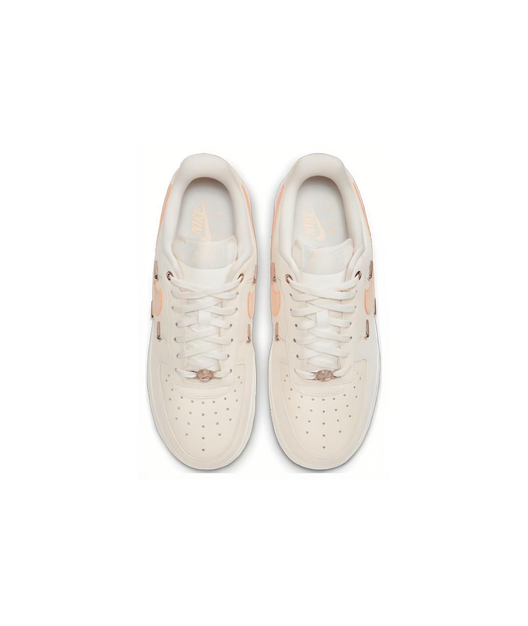 NIKE Белые кожаные кроссовки, фото 4