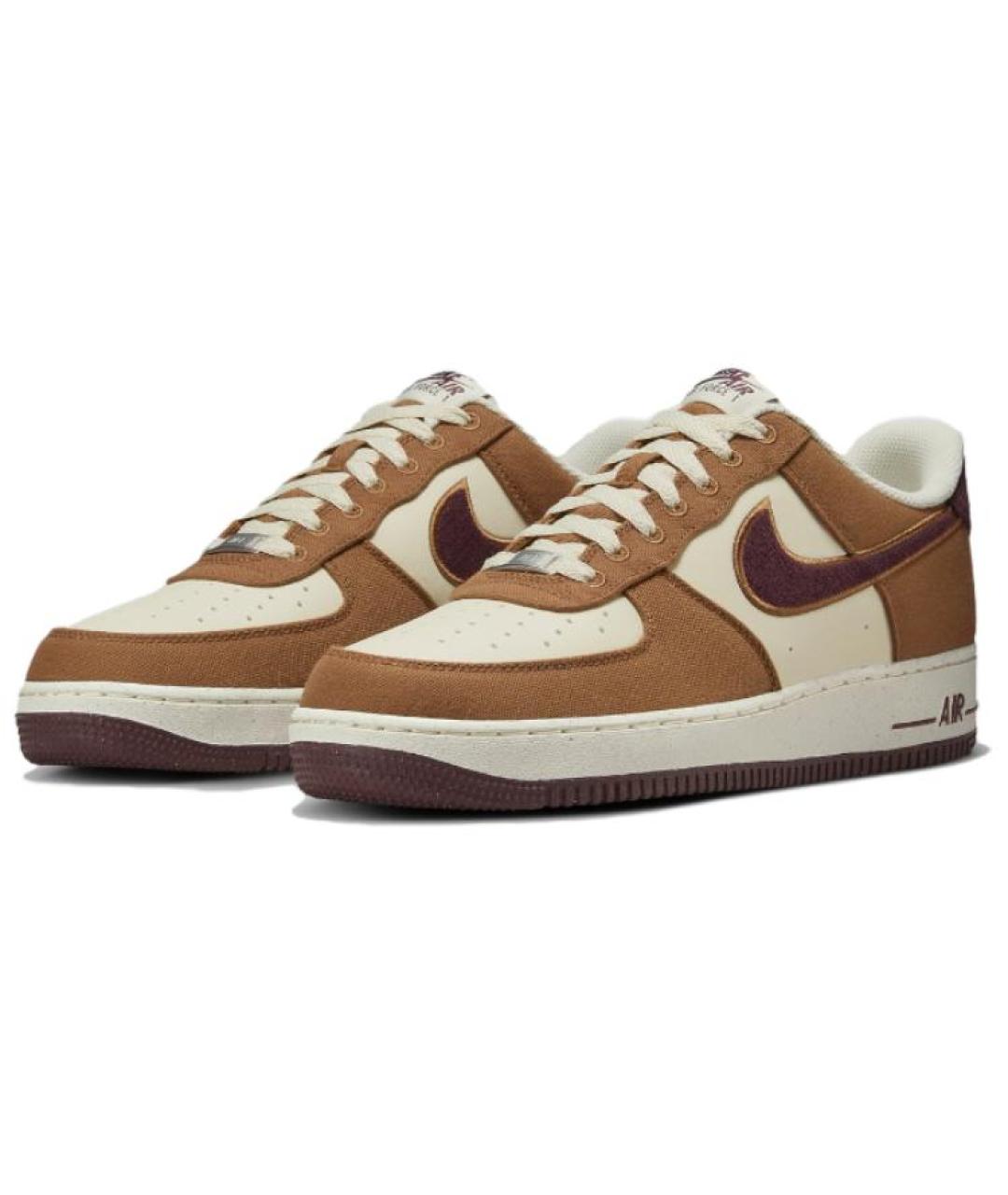 NIKE Коричневые низкие кроссовки / кеды, фото 4
