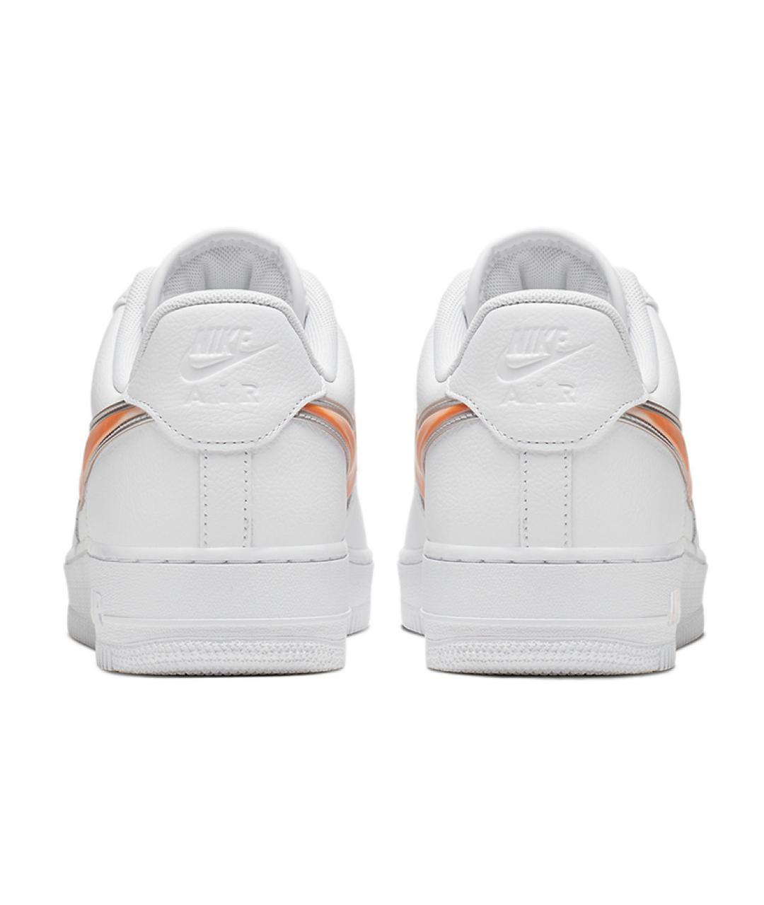 NIKE Белые кожаные низкие кроссовки / кеды, фото 5