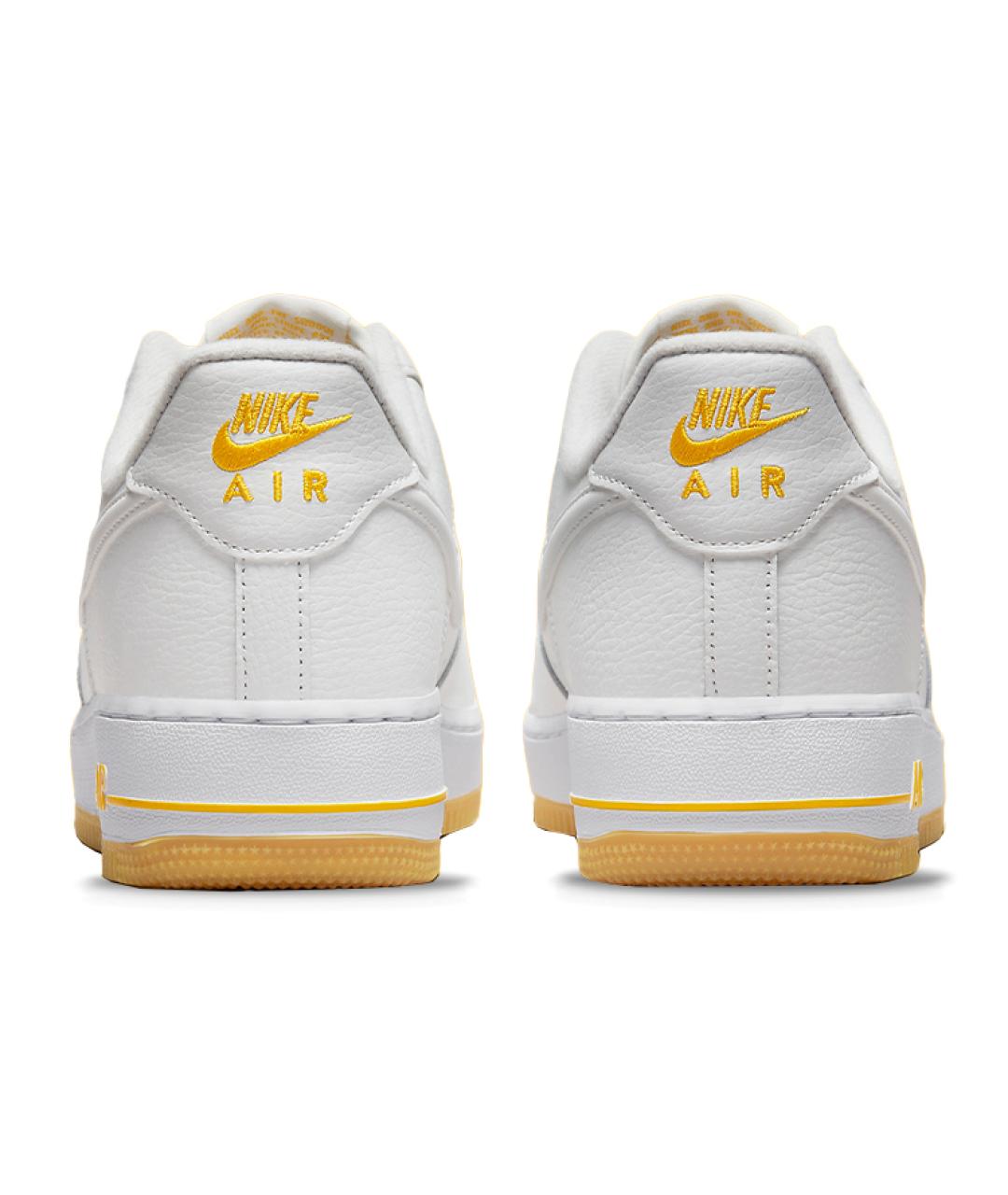 NIKE Белые кожаные низкие кроссовки / кеды, фото 6