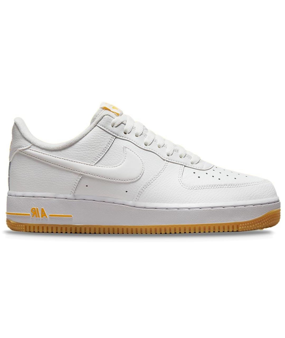 NIKE Белые кожаные низкие кроссовки / кеды, фото 1