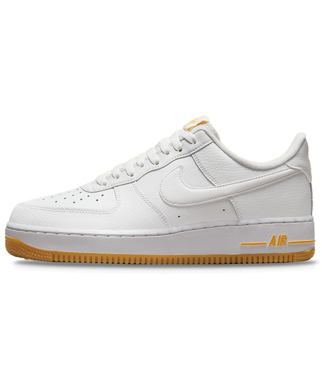 NIKE Белые кожаные низкие кроссовки / кеды, фото 2