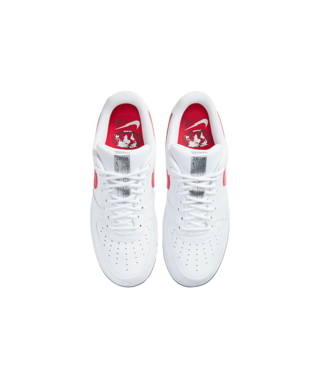 NIKE Белые кожаные кроссовки, фото 4