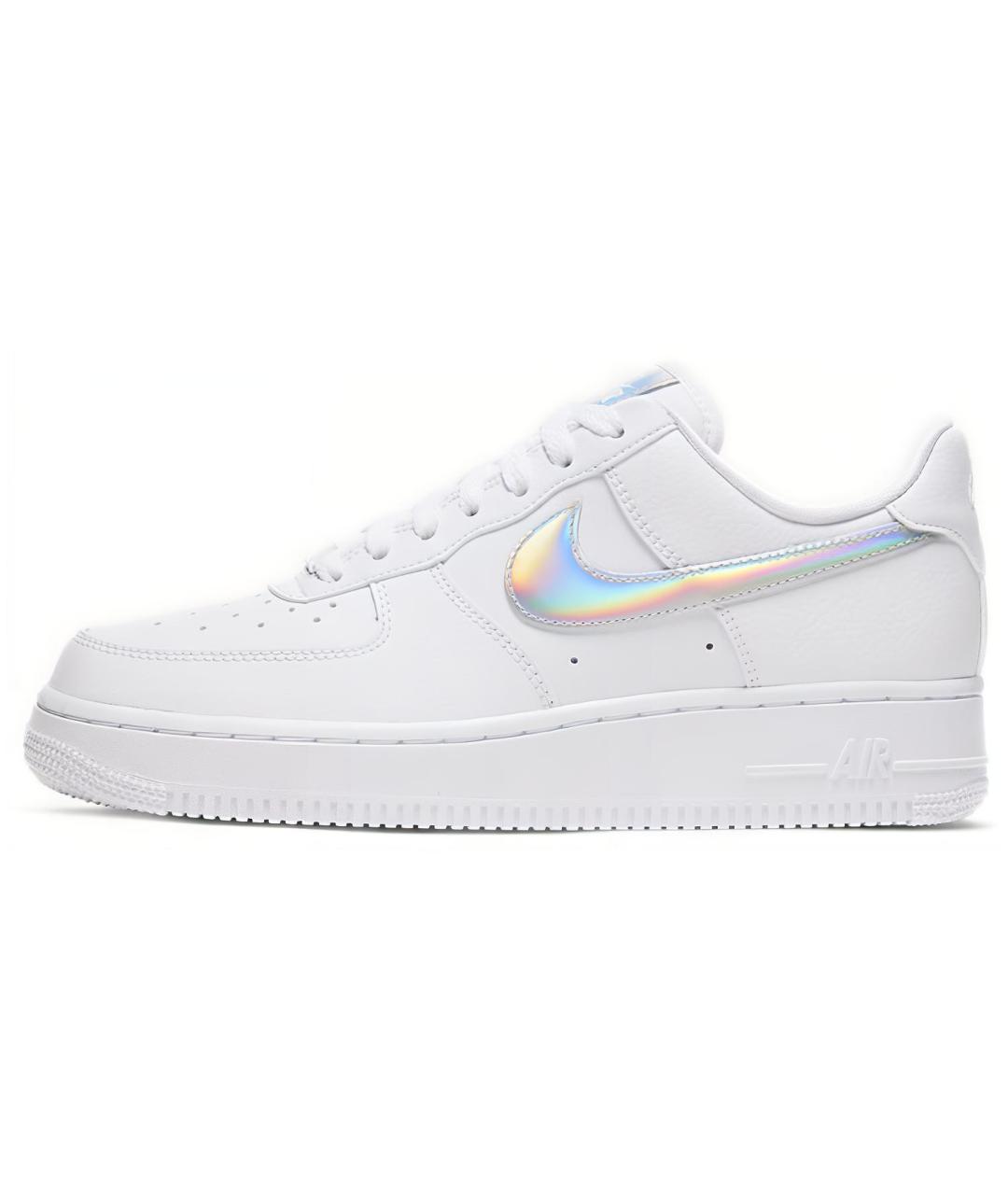 NIKE Белые кожаные кроссовки, фото 4